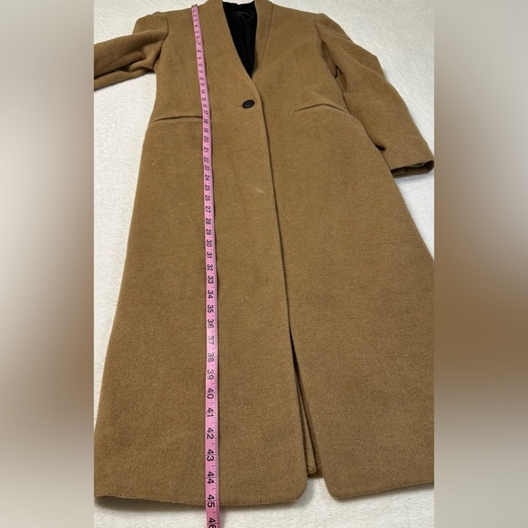 Rag & Bone Wool Tan Camel Hair Peacoat Coat  Size XS or 0 - Picture 5 of 16